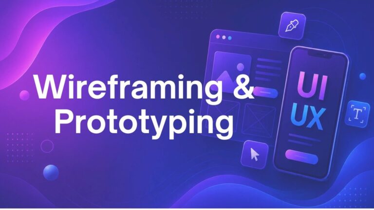 Wireframing & Prototyping