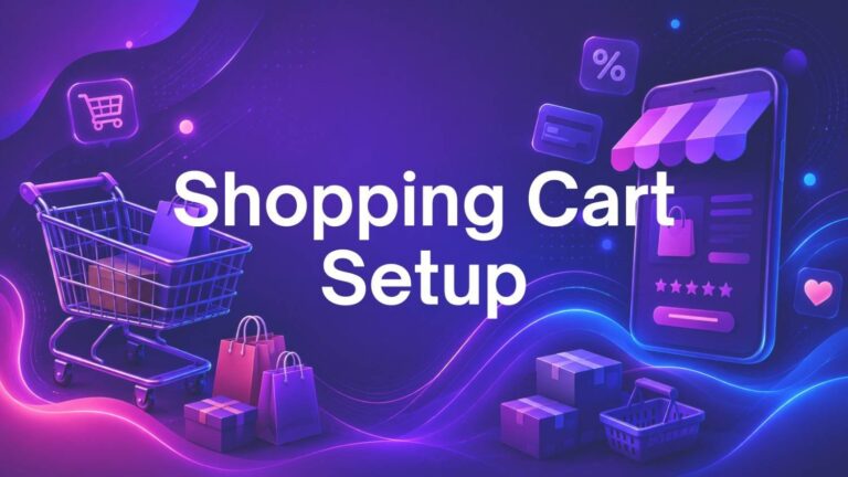 Shopping Cart Setup