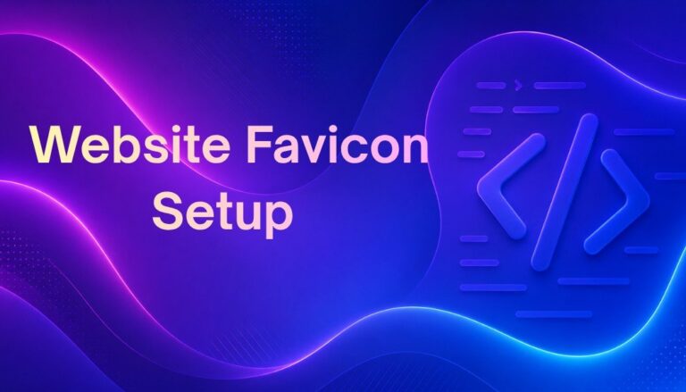 Website Favicon Setup
