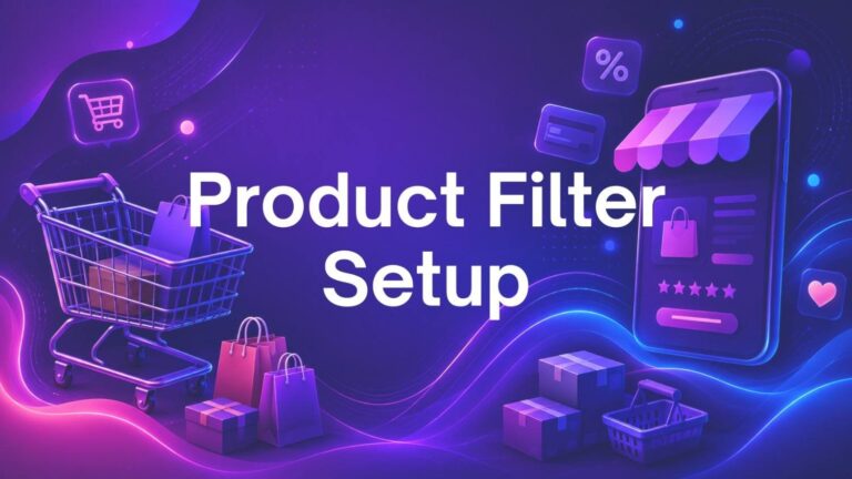 Product Filter Setup